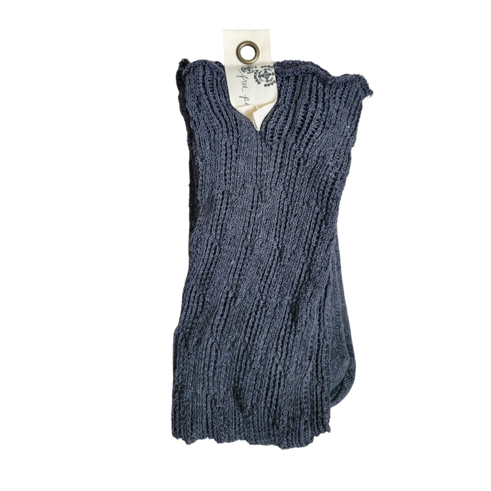 Free People Charcoal‎ Grey Knit Leg Warmers One Size NWT F147A852
